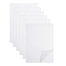 6 Stabilisatorblätter für wasserlösliche Stickerei selbstklebend, Druckpapier 1702