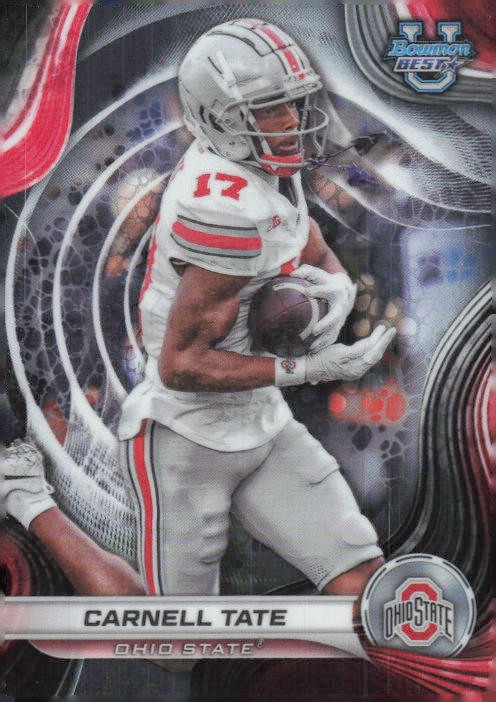 2024 Bowman University Best #47 Carnell Tate