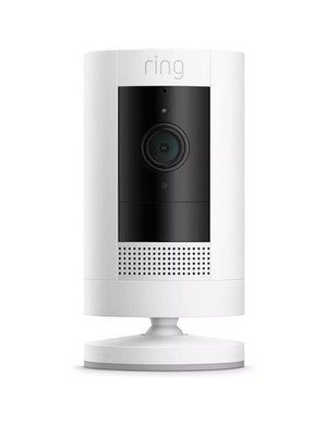 Ring Stick Up Cam | Akku | HD Outdoor Wireless Kamerasystem | Weiß NEU