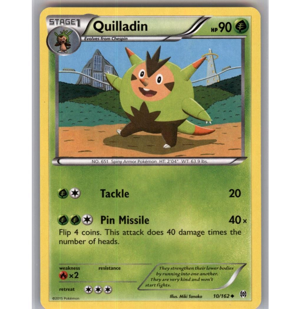 Quilladin Normal Uncommon XY - BREAKthrough 10/162 NM