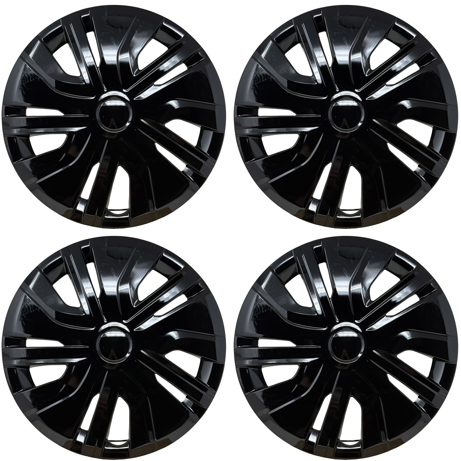 NEW Hubcap Set for Mitsubishi Mirage 2017-2024 Black 14-inch Factory Seconds