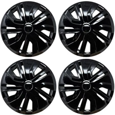 NEW Hubcap Set for Mitsubishi Mirage 2017-2024 Black 14-inch Factory Seconds