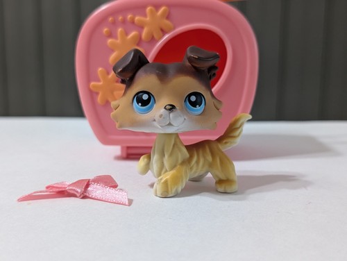 LITTLEST PET SHOP LPS #58 Sage Collie Paw Up autentico arco portapacchi Hasbro - Foto 5 di 13