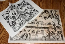 TRI-CHEM Liquid Embroidery 7556 Spring Reflections Deer Picture To Paint