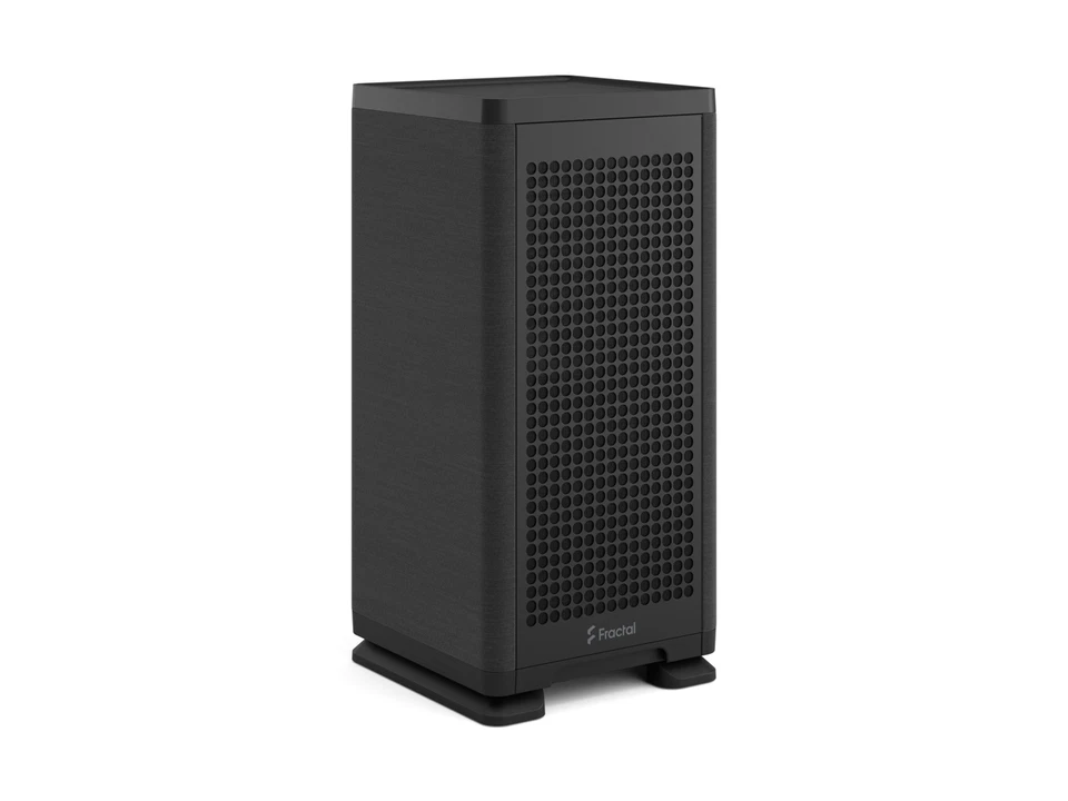Funda PC Fractal Design Mood Black Mini-ITX factor de forma pequeño con elevador PCIe 4.0 Foto 3 de 4
