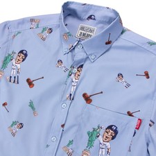 RSVLTS Liberty Aaron Judge New York Yankees Button Up Shirt Mens Medium RARE