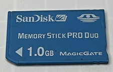 SanDisk 1GB Memory Stick Pro Duo Genuine Memory Card For Sony PSP