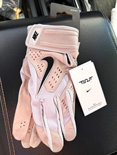 Nike Men's Golf Glove Left Hand XL Gray Leather Breathable Mesh DH6652