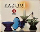 Iittala FINLAND KARTIO (2) Clear 2”Candleholders - New In Original Box — photo 1