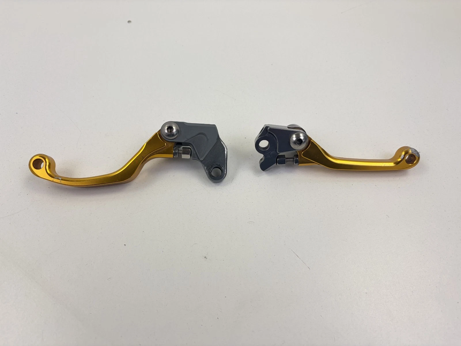 Honda CRF250R, CRF450R Brake and Clutch Lever Set, Anodized Yellow 2004-2006