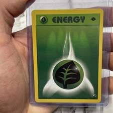 Pokemon Grass  Energy - WOTC Gym Challenge Common 129/132 1st Edition 2000 NM
