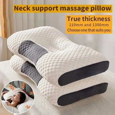 Soft Neck Pillow for Sleeping | Soft Adjustable Ergonomic Contour Support