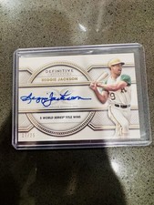 Topps 2022 Definitive Legendary Autograph Reggie Jackson Auto /25 #LAC-RJA A's