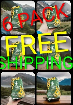6 PACK) Starbucks Sunsera Blend Blonde Roast GROUND 12oz Bag | eBay