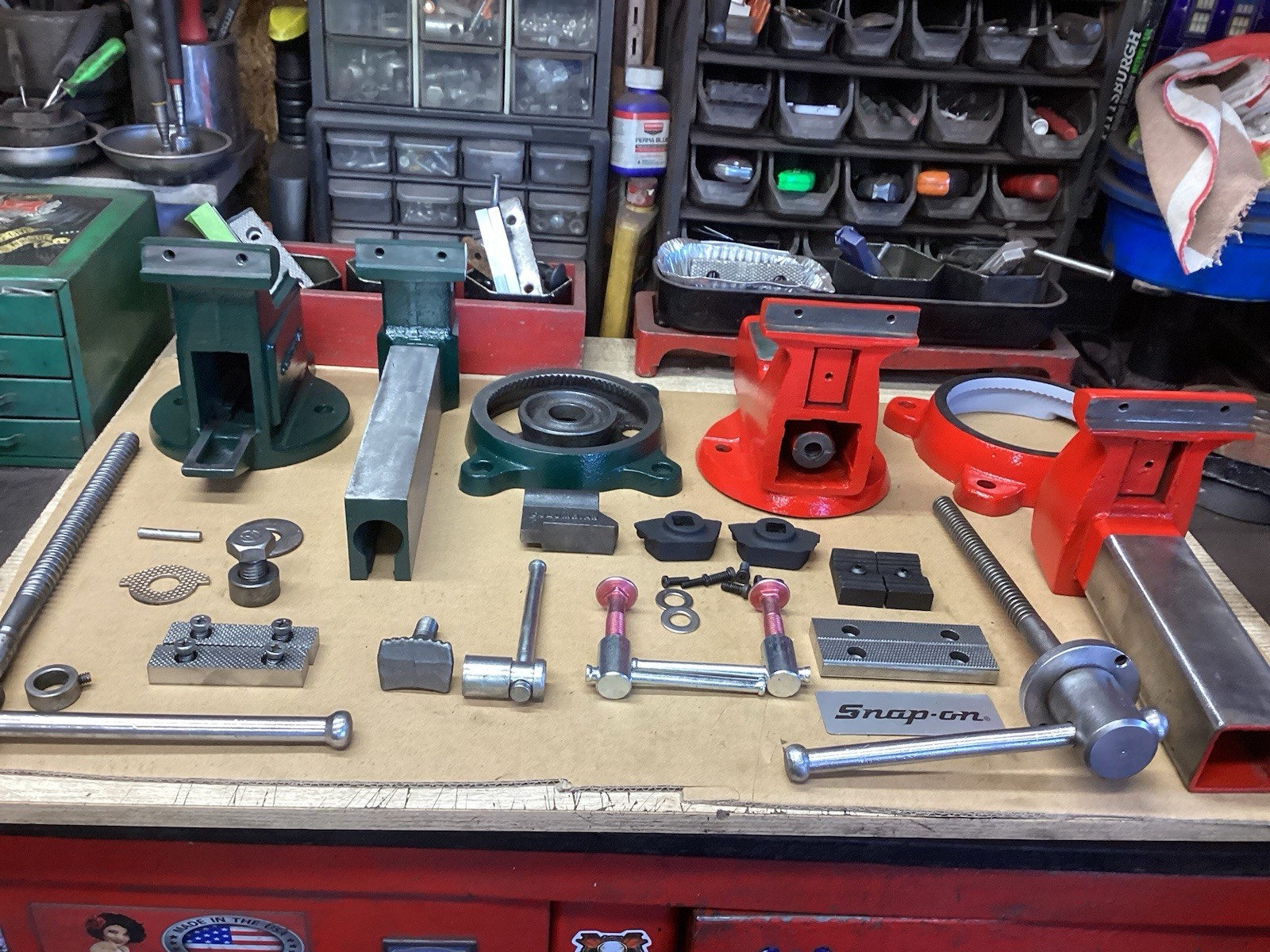 Restored Vintage  Columbian Professional Vise  3 In Jaws 26 LBS USA