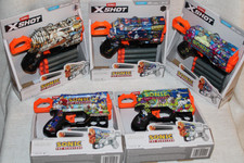Lot of 5 Zuru X-Shot Dart Gun - Sonic The Hedgehog Skin Series with 8 Rounds