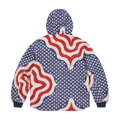 新品 Supreme Flag Quilted Hooded Work JKT Supreme Flag Quilted Hooded Work Jacket Multicolor | eBay