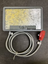 CMD Floor Box C/W X2 Twin Sockets And Red Power plan Plug