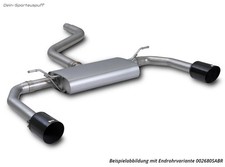 Remus Edelstahl Duplex Sportauspuff Ford Focus 4 ST je 102mm Black gerollt