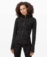 Lululemon Hooded Define Jacket Nulu Heritage 365 Camo Deep Coal Multi Size 4