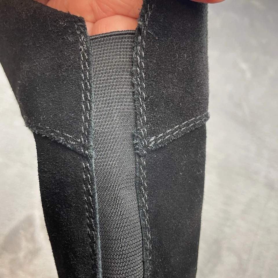 Vince Camuto Kreesell Riding Boot Womens 7.5M Black Suede Tall RIGHT FOOT ONLY - Image 4 of 4