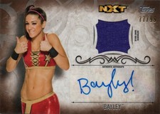 2016 Topps Wwe Undisputed Bayley Autograph Relic Uarbay 77/99