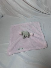 Blankets and Beyond Elephant Pink Security Blanket Lovey Plush Animal Girl
