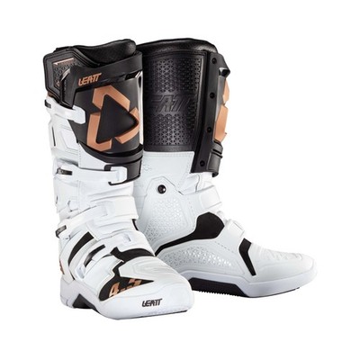 Leatt Motorradstiefel 4.5 Weiß Schwarz SideLock Verschluss