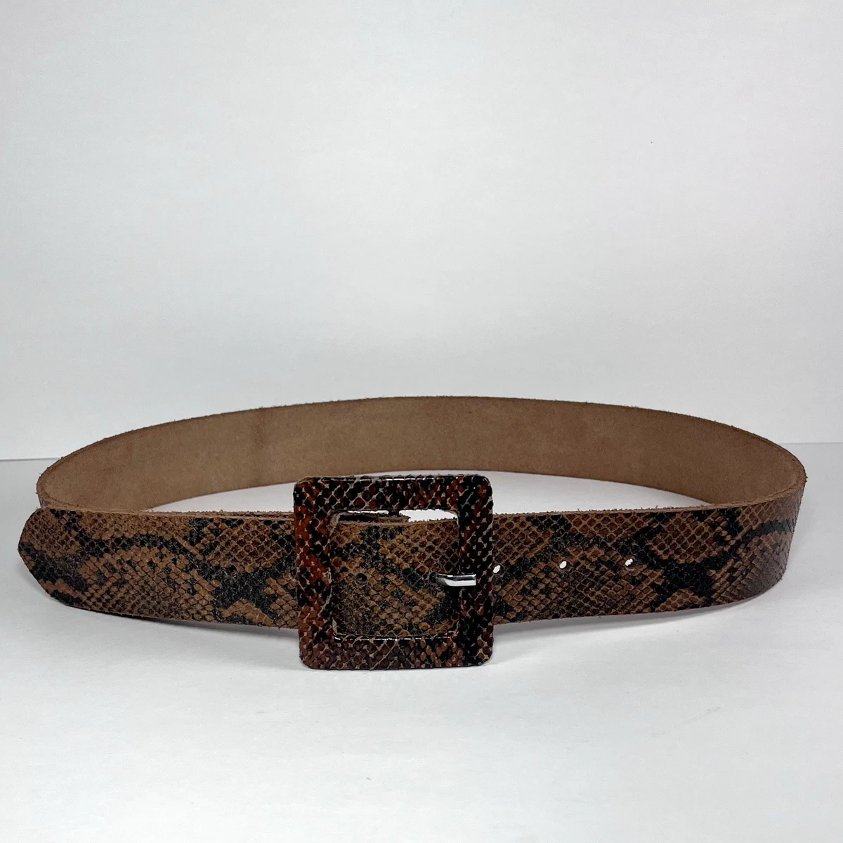 Snakeskin Animal Print Wide Belts for Women for sale | eBay