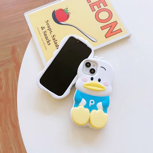 3D Duck Silicone Phone Case Suitable for iPhone 15 Pro Max 14 13 12 11- - Picture 5 of 23
