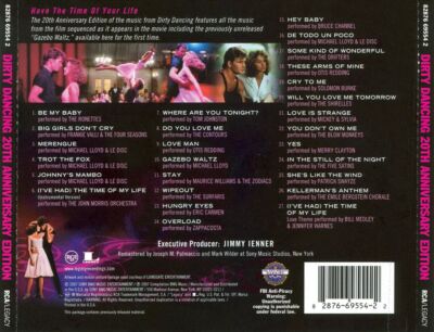 ORIGINAL SOUNDTRACK - DIRTY DANCING [20TH ANNIVERSARY EDITION] NEW CD