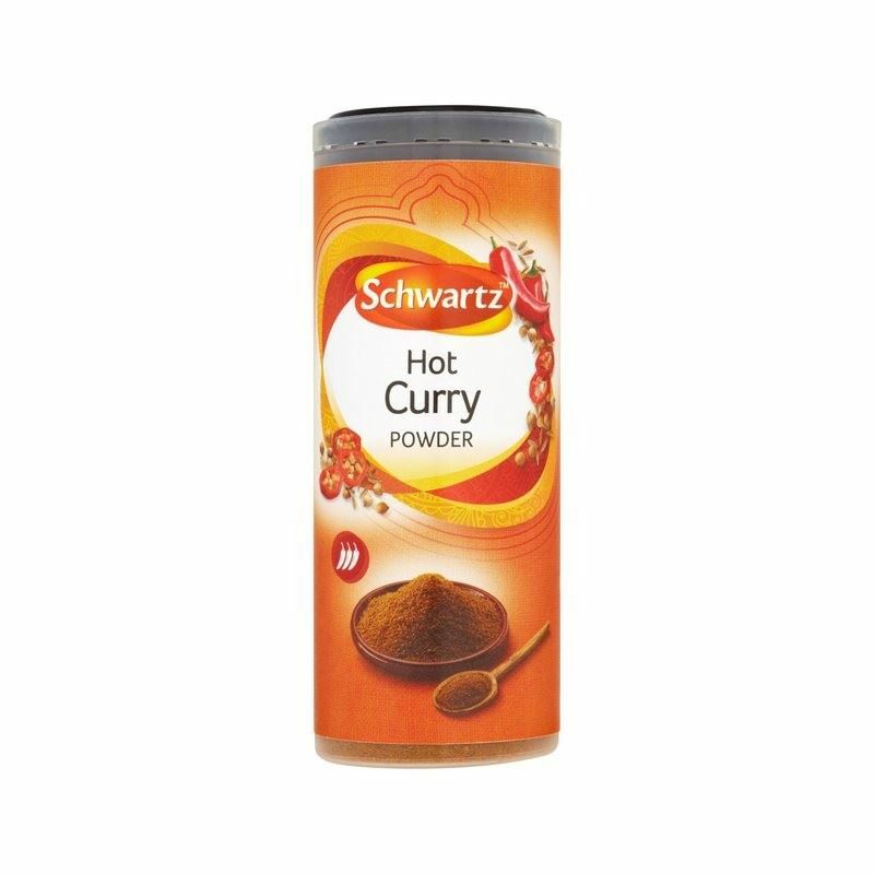 Schwartz Tesco Hot Curry Powder Mild Curry Spice Tesco Tesco Mild