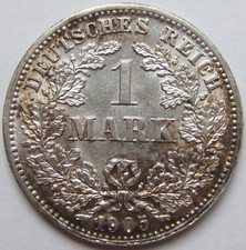 Pièce Allemande Empire Allemand 1 Mark 1905 J En Uncirculated