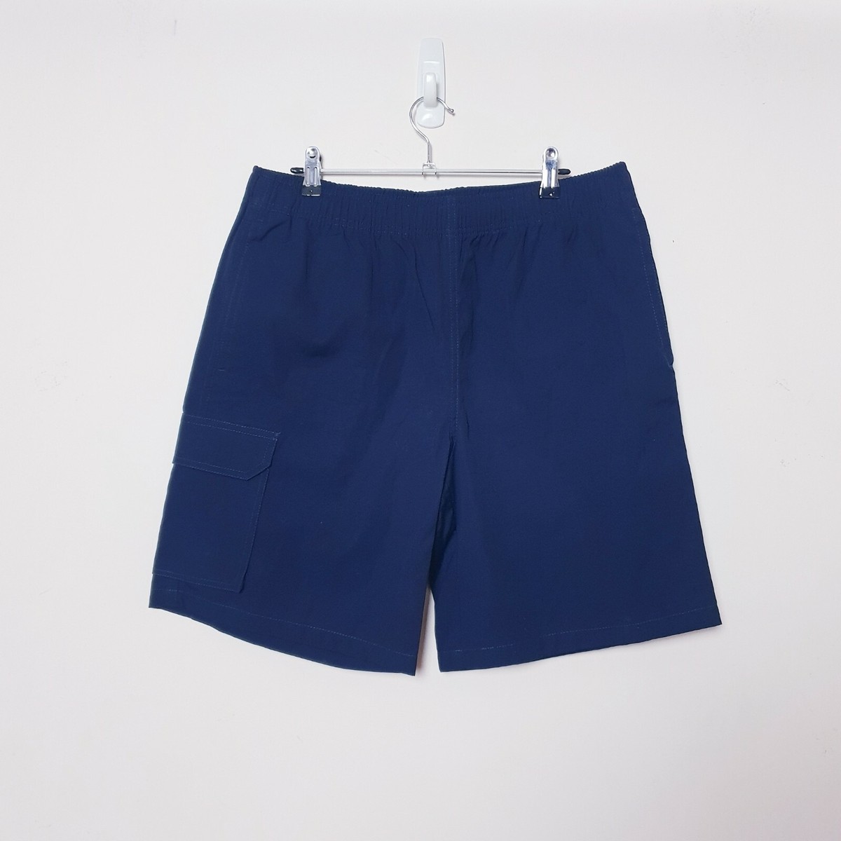 Jackeroo Shorts Mens L Large Plain Navy Blue Outdoor Hiking Short