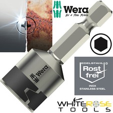 Wera Nut Driver Stainless Steel 1/4" Hex 50mm Long 3869/4 Nutsetters Stainless