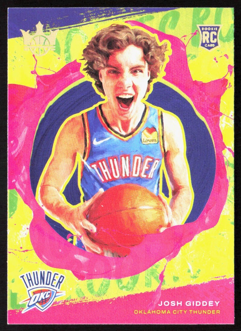 2021-22 Panini Court Kings Josh Giddey Level 2 Rookie Card RC #102 Thunder