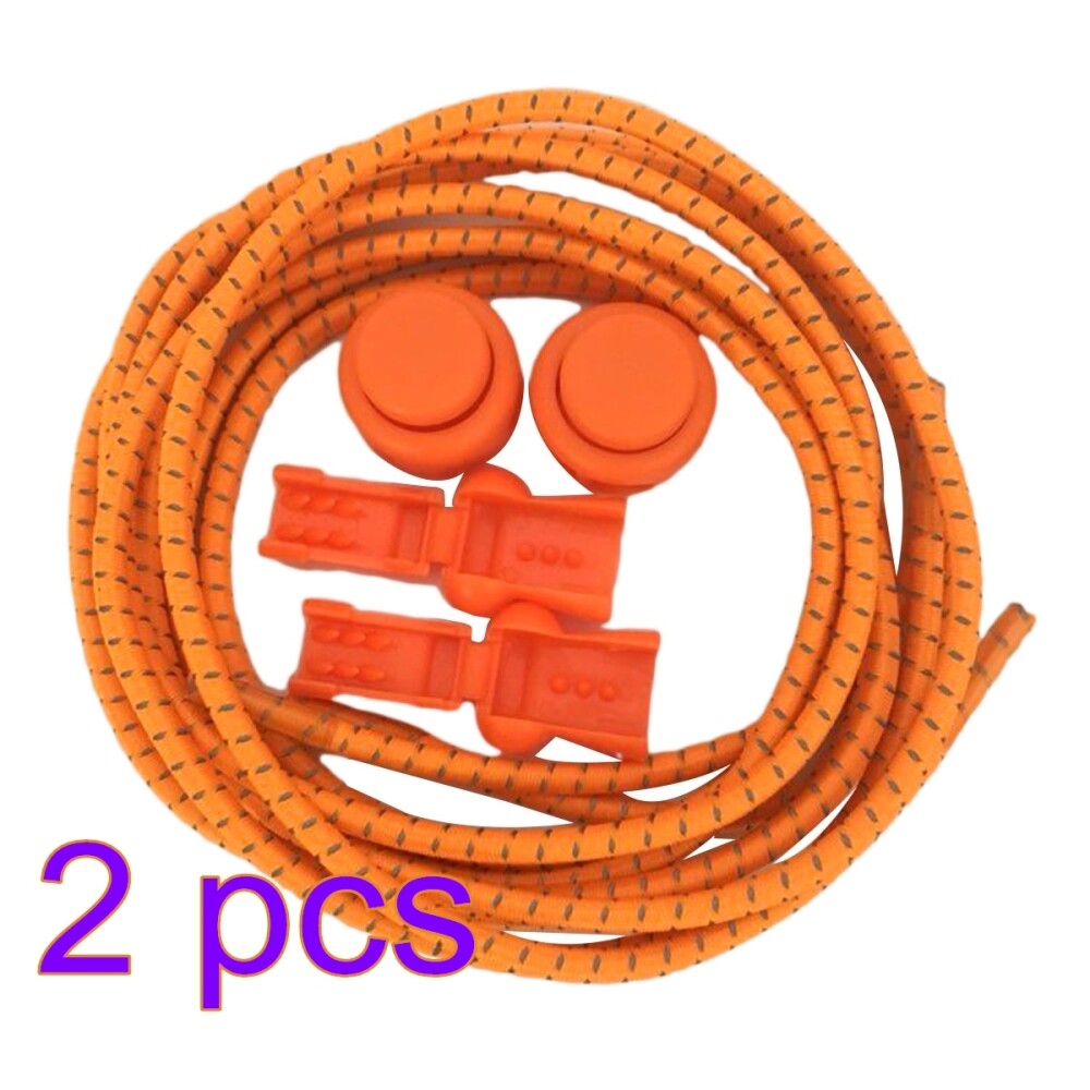 APL 2 Pezzi Lacci Elasticizzati Lazy per Scarpe Sportive Sneakers Riflettenti