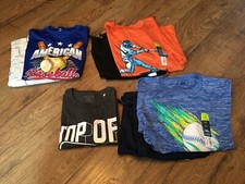 NWT Boys size 14/16 Shirts,Shorts Clothes Lot of 7 Pcs. Tek Gear, Tony Hawk 