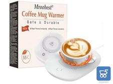 Scalda Tazza USB in Vetro Temperato Ceramica Temperatura 55°C Latte Caffè Punch