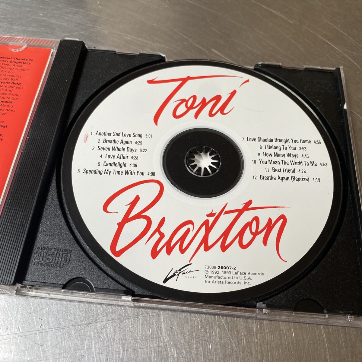 トニー・ブラクストンの12インチ・セット Toni Braxton by Toni Braxton (CD, Jul-1993, LaFace) 730082600729| eBay
