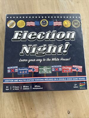 Election Night Board Game-Semper Smart Games BRAND NEW SEALED!!!