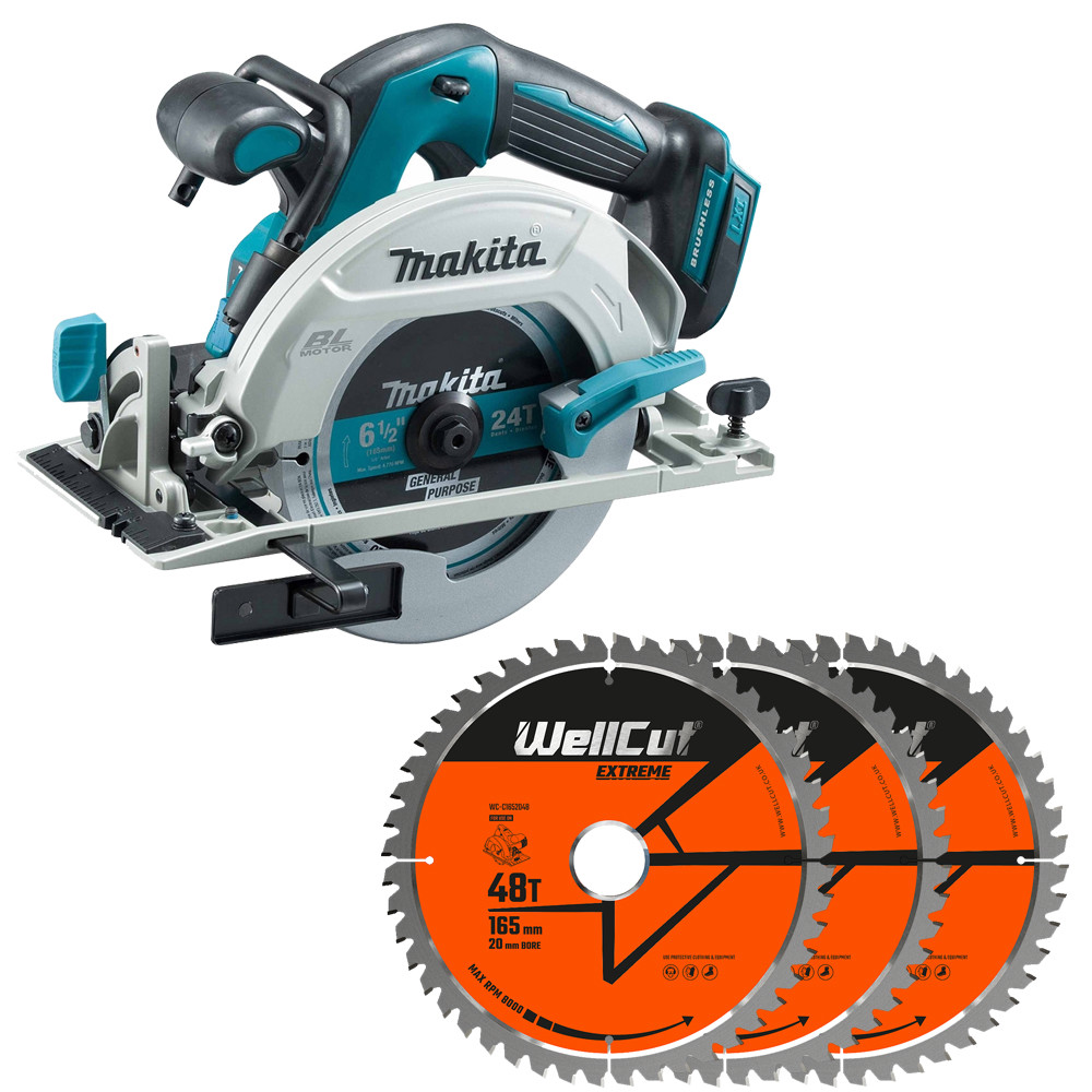 Makita DHS680Z 18V Brushless Circular Saw With Extra 48 Teeth