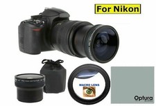 52MM 18X ULTRA FISHEYE HD MACRO FOR NIKON D3100 D3000 D3200 D3300 D5000 D5100