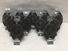 Leviton 70520-FR 2-Pole 20A-125V Receptacle Locking Outlet L5-20 Lot of 11 
