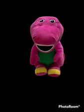 Large Talking Singing Barney The Purple Dinosaur Plush 26  Fisher Price