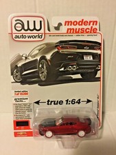 AUTO WORLD 2021 MODERN MUSCLE 2019 CHEVY CAMARO ZL1 ULTRA RED CHASE