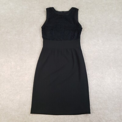 Valentino Spa Dress Womens Sz 6 Black Lace Sleeveless Wool Quiet Luxury  Cocktail | eBay