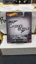 Nuevo en caja 2022 Aston Martin DBS SILVER HW Hot Wheels Premium 007 Casino Royale 1/64