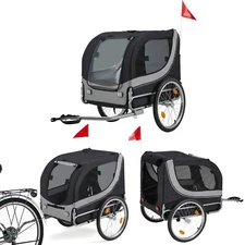 Danrelax Dog Bike Trailer - 3 Sizes - Up to 88 lbs - Foldable, Quick Release