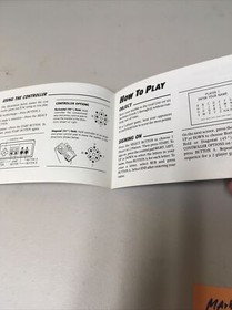 Marble Madness NES Instruction Manual Only